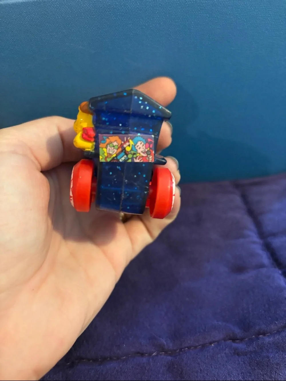 BACK TO THE FUTURE EINSTEIN’S TRAVELING TRAIN -McDonalds 1991 Toy VINTAGE FIGURE
